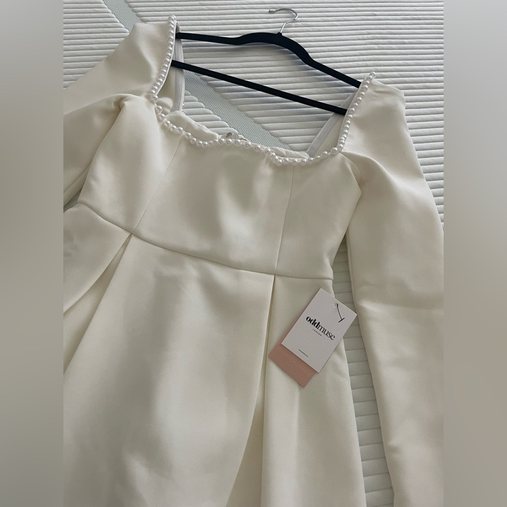 THE ULTIMATE MUSE PEARL DRESS | WHITE